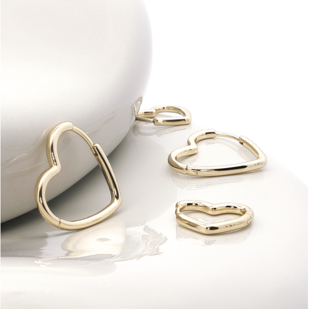 reringe LOVE ME SHINY SMALL - Forgyldt