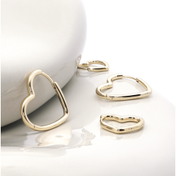 reringe LOVE ME SHINY BIG - Forgyldt