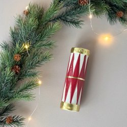 Lysestage/vase tromme D5x16cm keramik 