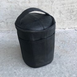 Strikketaske /toilettaske Saturn lder sort