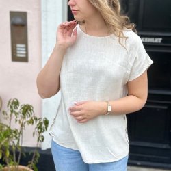 Bluse Kate hr/viskose miks M-XXL