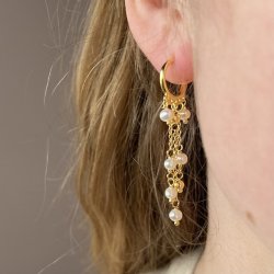 restik creol WENDY m. kde og perler forgyldt