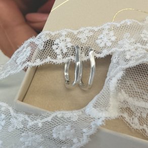 HOOP OVAL ASYM s�lv