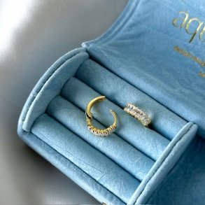 Hoops Philina 12 mm forgyldt Slv