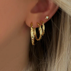 Hoops Elio elements 20mm forgyldt slv