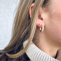 Hoops DARLING EMMA 20 mm Forgyldt Slv