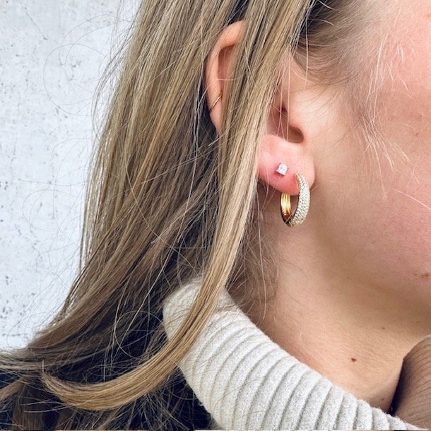 Hoops DARLING EMMA 20 mm Forgyldt Slv