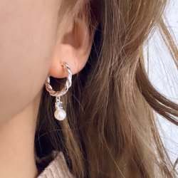 Hoops CURLY SKY 20 mm Sterling Slv