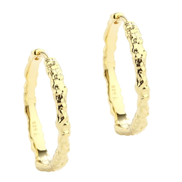 Hoops MILA 25 mm Forgyldt Slv