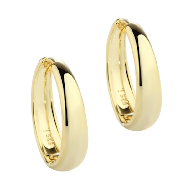 Hoops EMMA 16 mm Forgyldt Slv