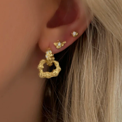 Hoops Nephele forgyldt slv