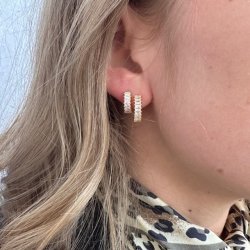 Hoops Philina 12 mm forgyldt Slv