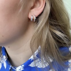 Hoops EMMA 12 mm sterling Slv