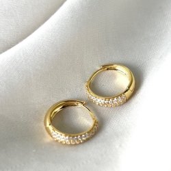 Hoop DARLING EMMA  Forgyldt Slv