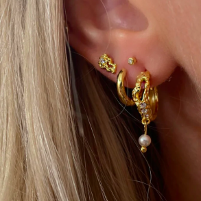 Hoops Tasi REEF forgyldt s�lv