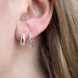 Hoops EMMA 12 mm sterling Slv