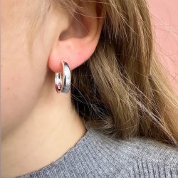 Hoops Emma BIG Sterling slv