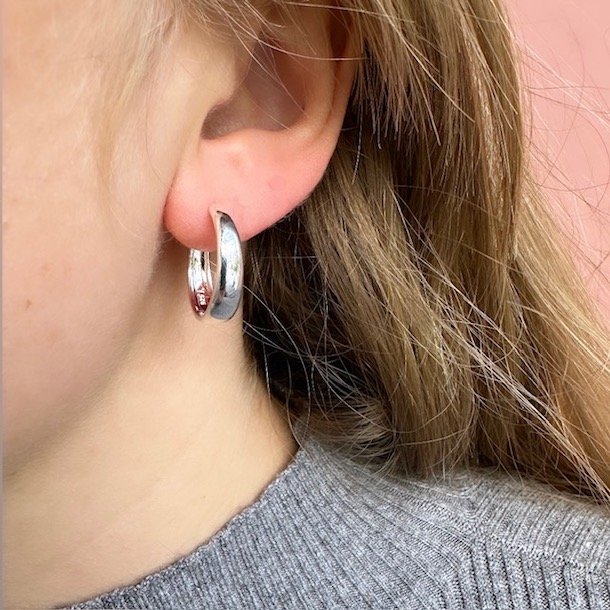 Hoops Emma BIG Sterling slv