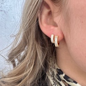 Hoop Philina big  Forgyldt Slv