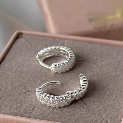 Hoops SWAY 13 mm Sterling Slv