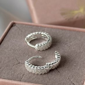 Hoops SWAY 13 mm Sterling Slv