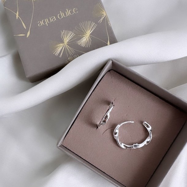 Hoops TWIRL 20mm Sterling Slv