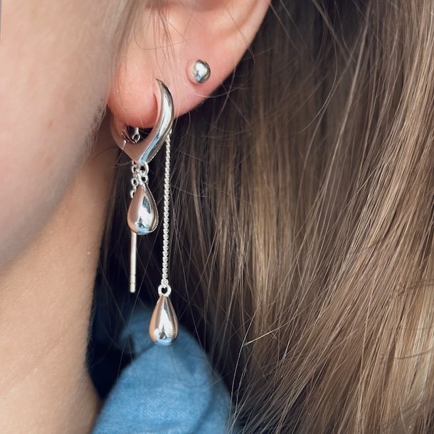 retrde SHINY DROP Sterling Slv