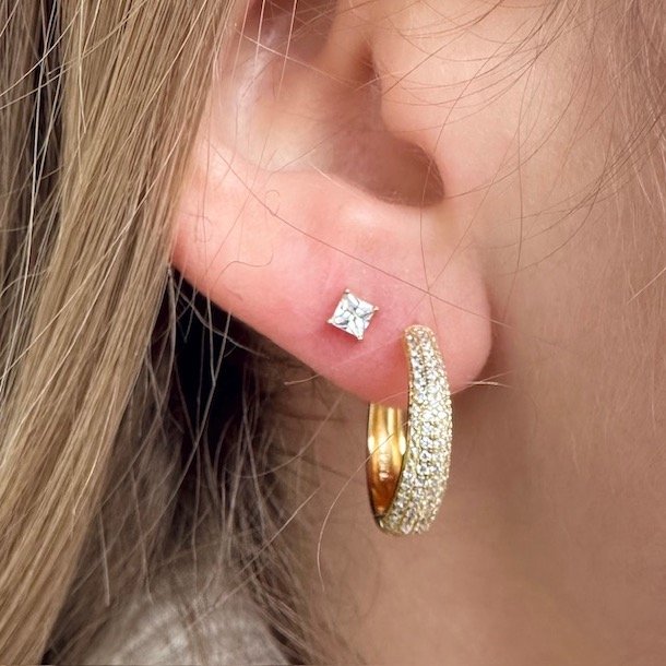 Hoops DARLING EMMA 20 mm Forgyldt Slv