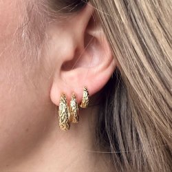 Hoops CAPPA 20 mm Forgyldt slv