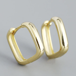 Hoops Hanna square forgyldt slv