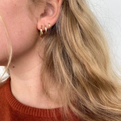 Hoops plain 20 mm forgyldt