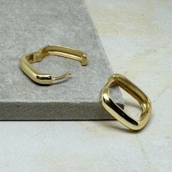 Hoops Hanna square forgyldt slv