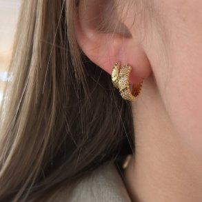 Hoops BLUSH 16 mm Forgyldt slv