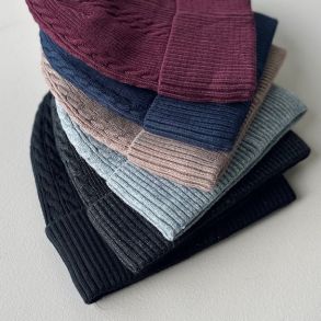 Beanie herre hue med fleece for viskose miks