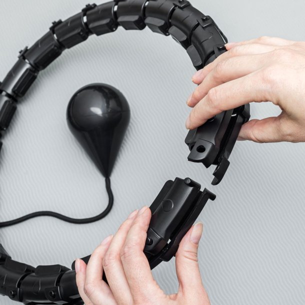 Hulahopring i sort 1 stk