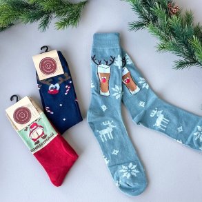 Herresokker sjove jule motiver