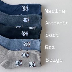 Herre strmper vinter dog Bomuld