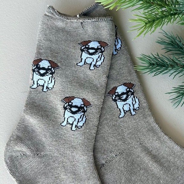 Herre strmper vinter dog Bomuld