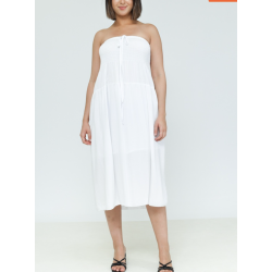 Nederdel / kjole med smock bomuld/viskose