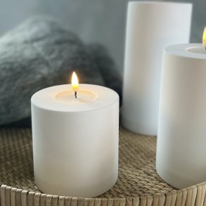 Hvide Udendrs Bloklys 100x100 mm