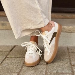 Sneakers THE POWER SNEAK hvid skind str 37-41