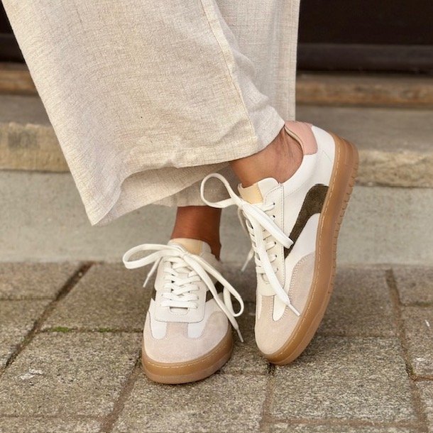 Sneakers THE POWER SNEAK hvid skind str 37-41