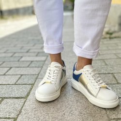 POWER Sneakers Bl� skind str 37-41