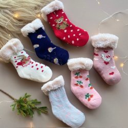 Hjemmesko strmper mini str 0-24 mdr 