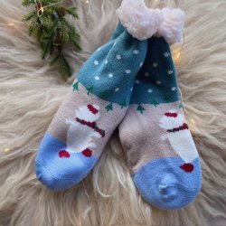 Hjemmesko strmper brn jul str 28-35