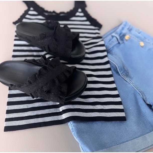 ISA stripe rib Top ko-tex mikro fiber S-XXL