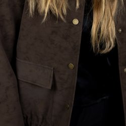 Jakke Sofia vandafvisende ruskind str. S-L 