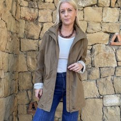 Jakke vand afvisende Stribet Foer S-XXL