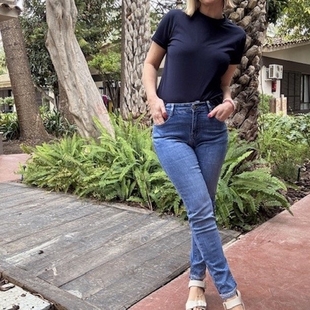 Jeans dusty simili stretch str. M - 4XL