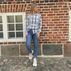 Jeans super stretchy lys bl str xs-xl